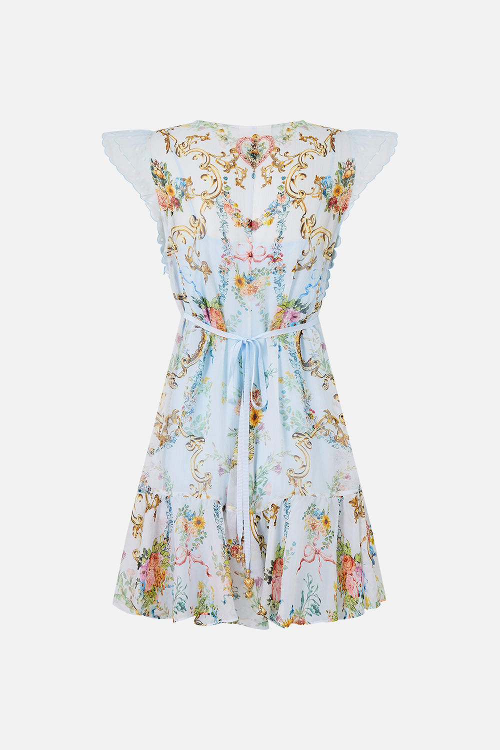 The CAMILLA OVERSIZED POCKET TUNIC A TILED WONDERLAND in our A TILED WONDERLAND print.