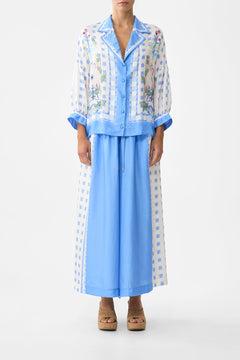 WIDE LEG ELASTIC WAIST PANT MIDSUMMER MOSAICS