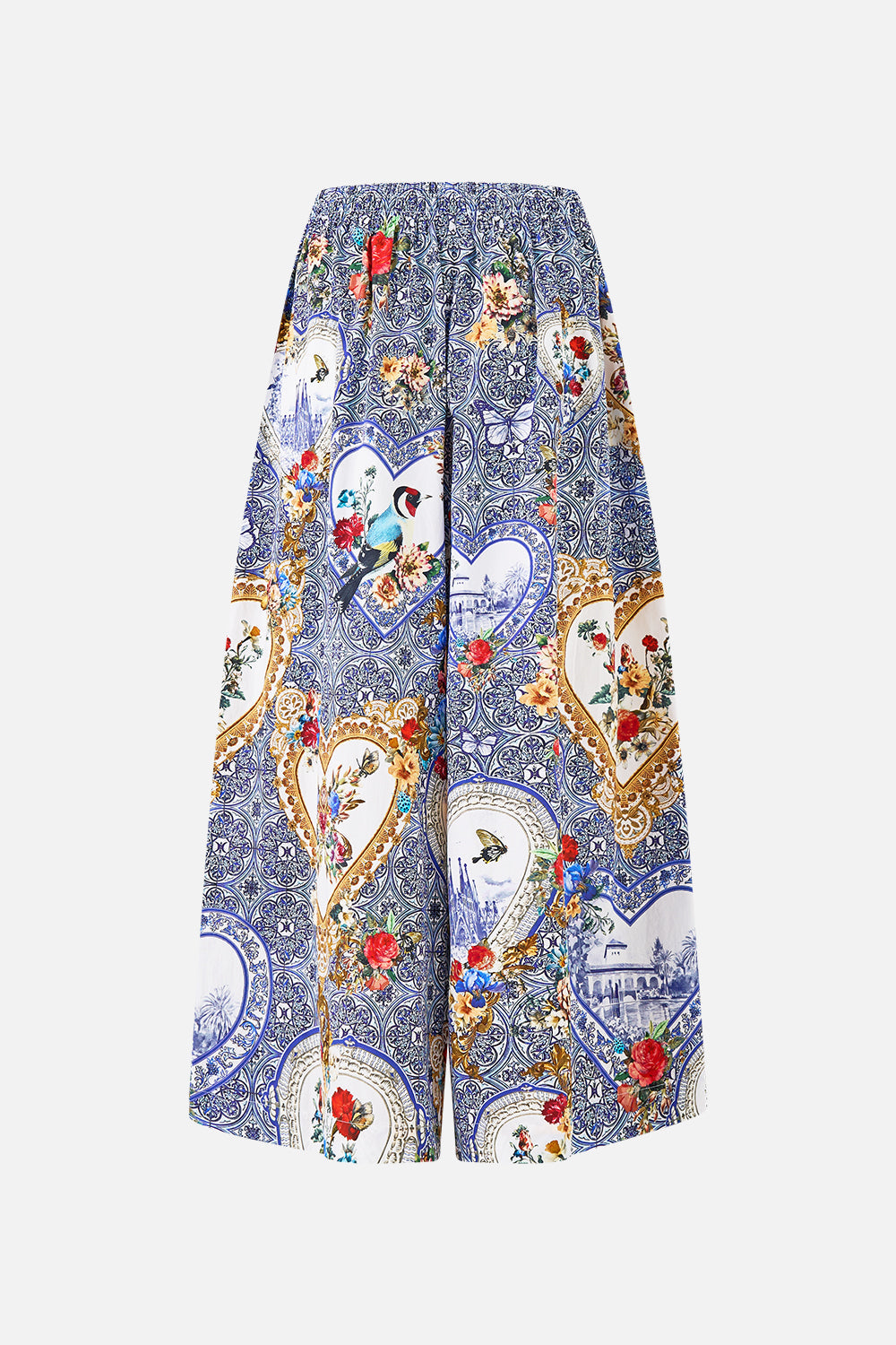 WIDE LEG ELASTIC WAIST PANT THE POTTERY PARLOUR