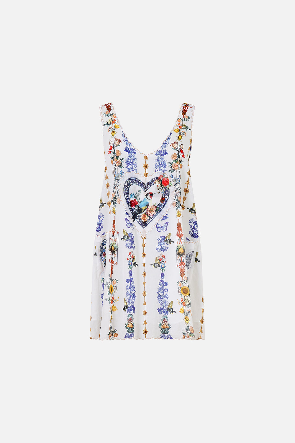 The CAMILLA RELAXED KNIT LAYER THE HUM OF THE ALHAMBRA in our  print.