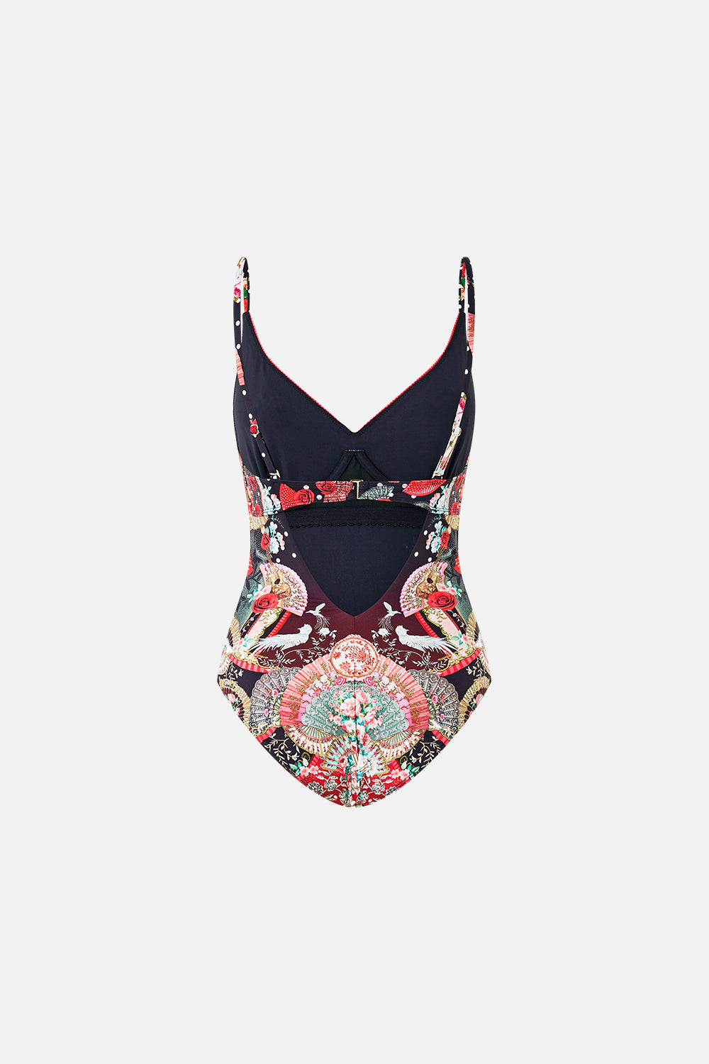 The CAMILLA TWIST FRONT BATWING DRESS NOTES FROM THE BLUE ROOM in our  print.