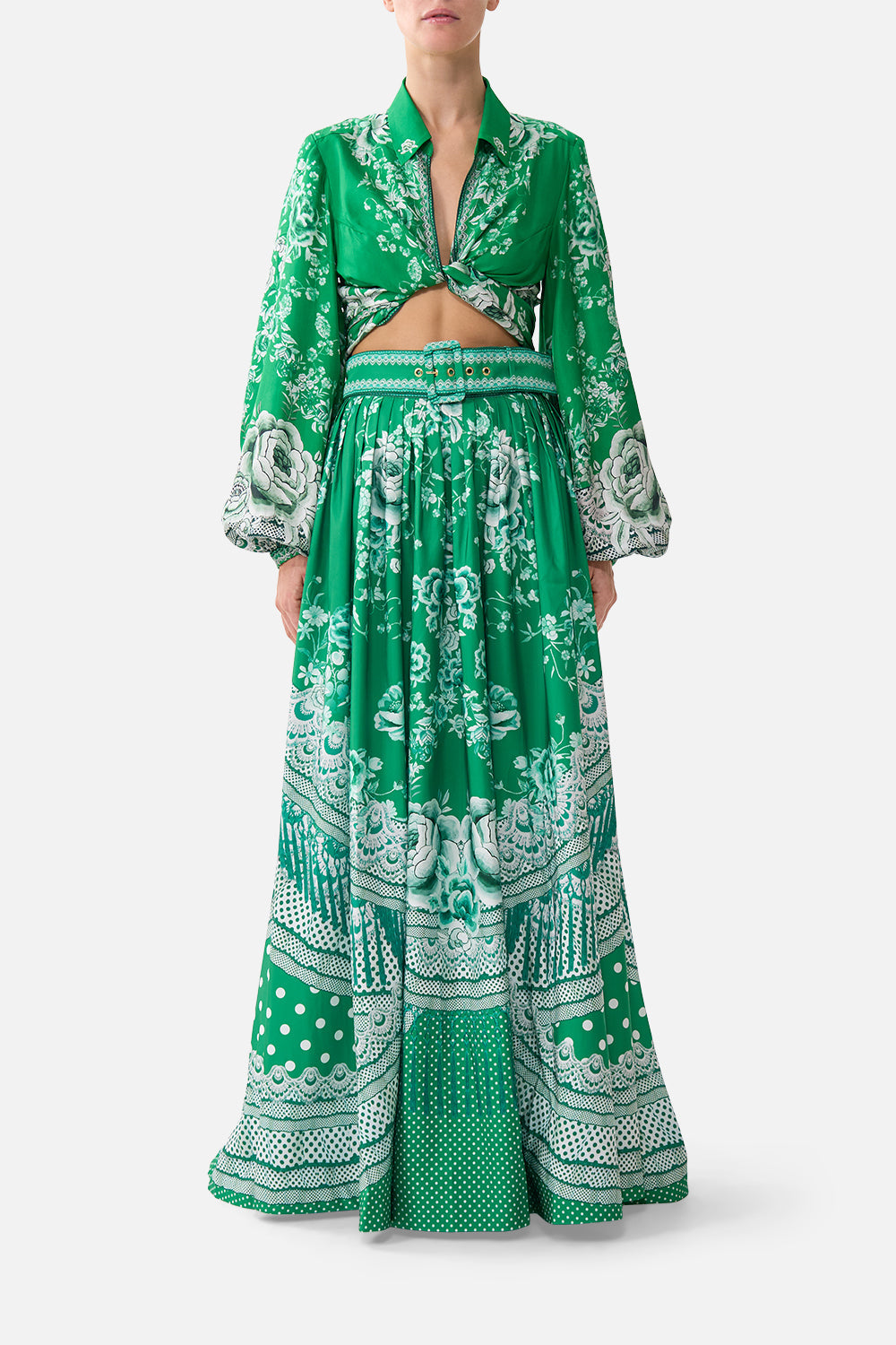 CROPPED WRAP SHIRT SACROMONTE SEÑORITA