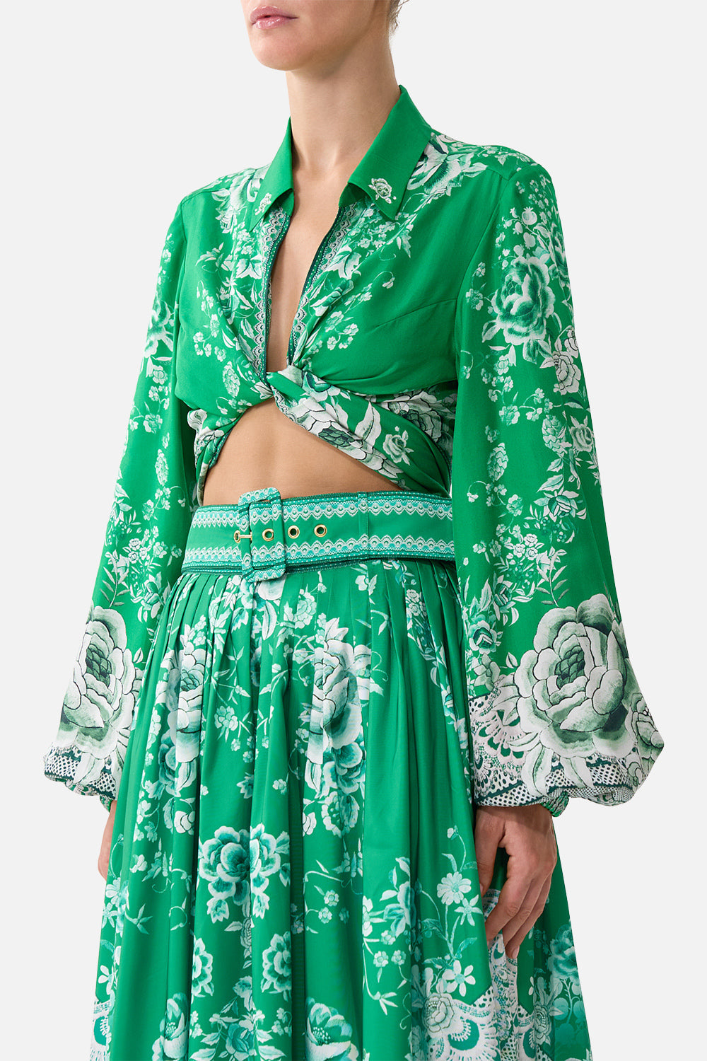 CROPPED WRAP SHIRT SACROMONTE SEÑORITA