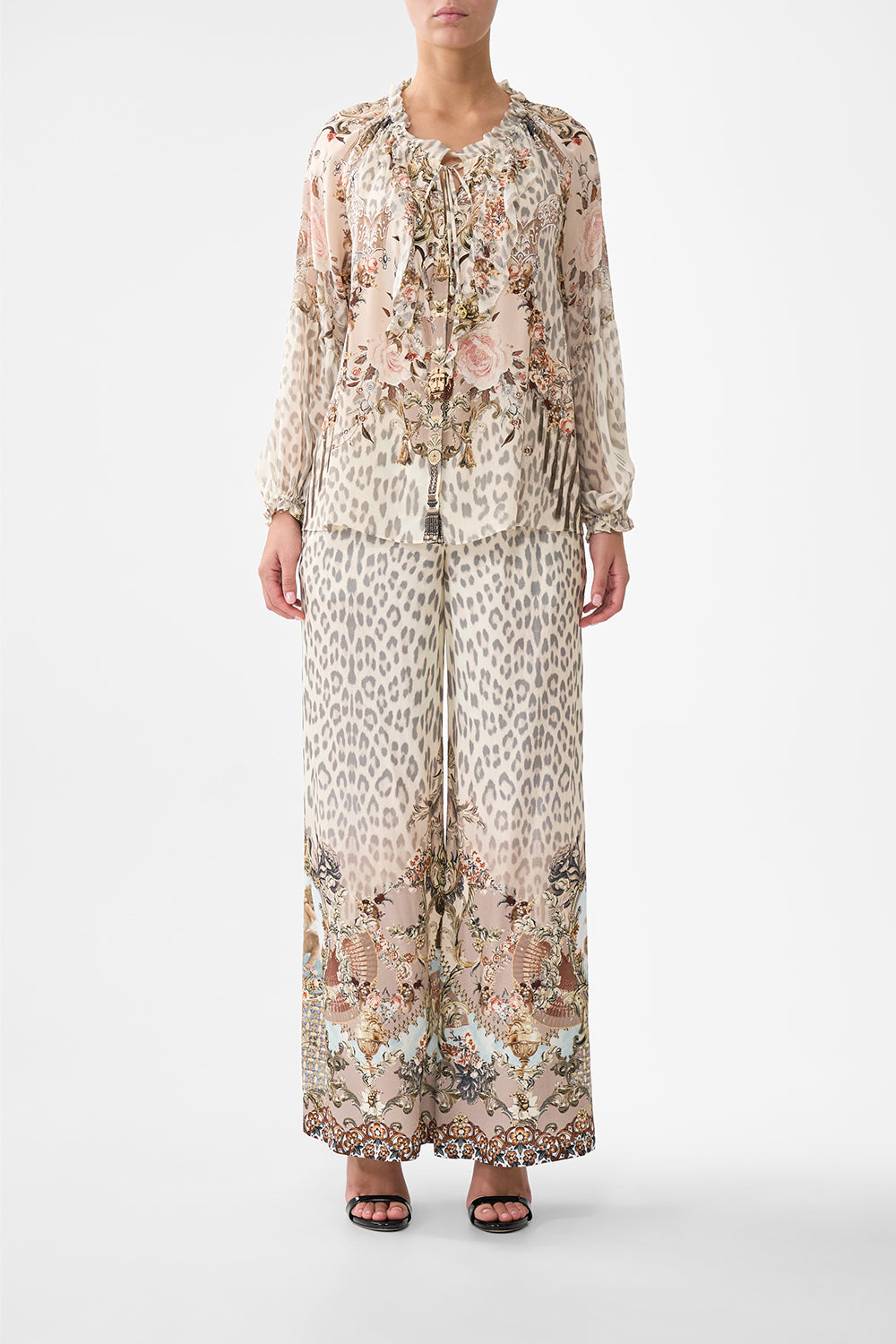 The CAMILLA HARDWARE DETAIL SLIP DRESS A MEETING OF MASTERPIECES in our A MEETING OF MASTERPIECES print.