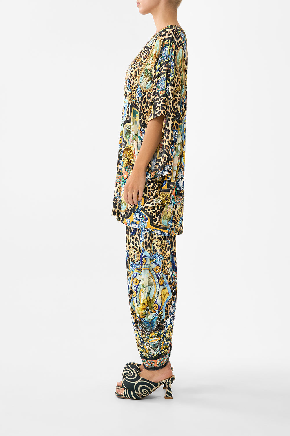 The CAMILLA BACK DETAIL JERSEY DRESS MUSEUM MEMOIRS in our  print.