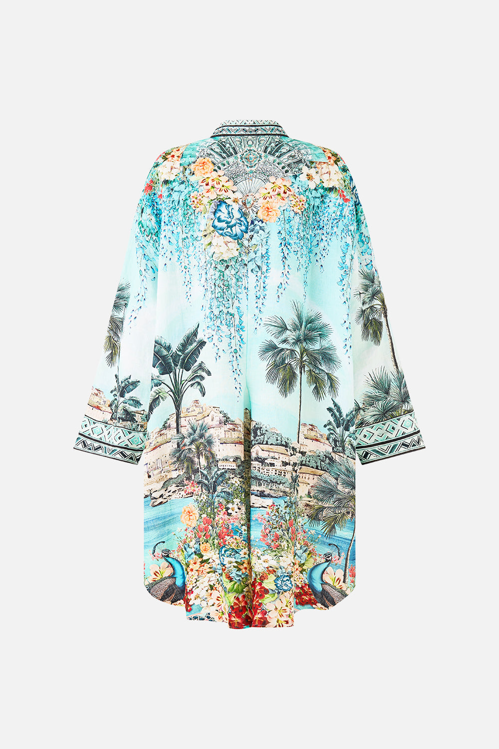 The CAMILLA JERSEY LONG SLEEVE WITH HARDWARE LACED WITH LOVE in our  print.