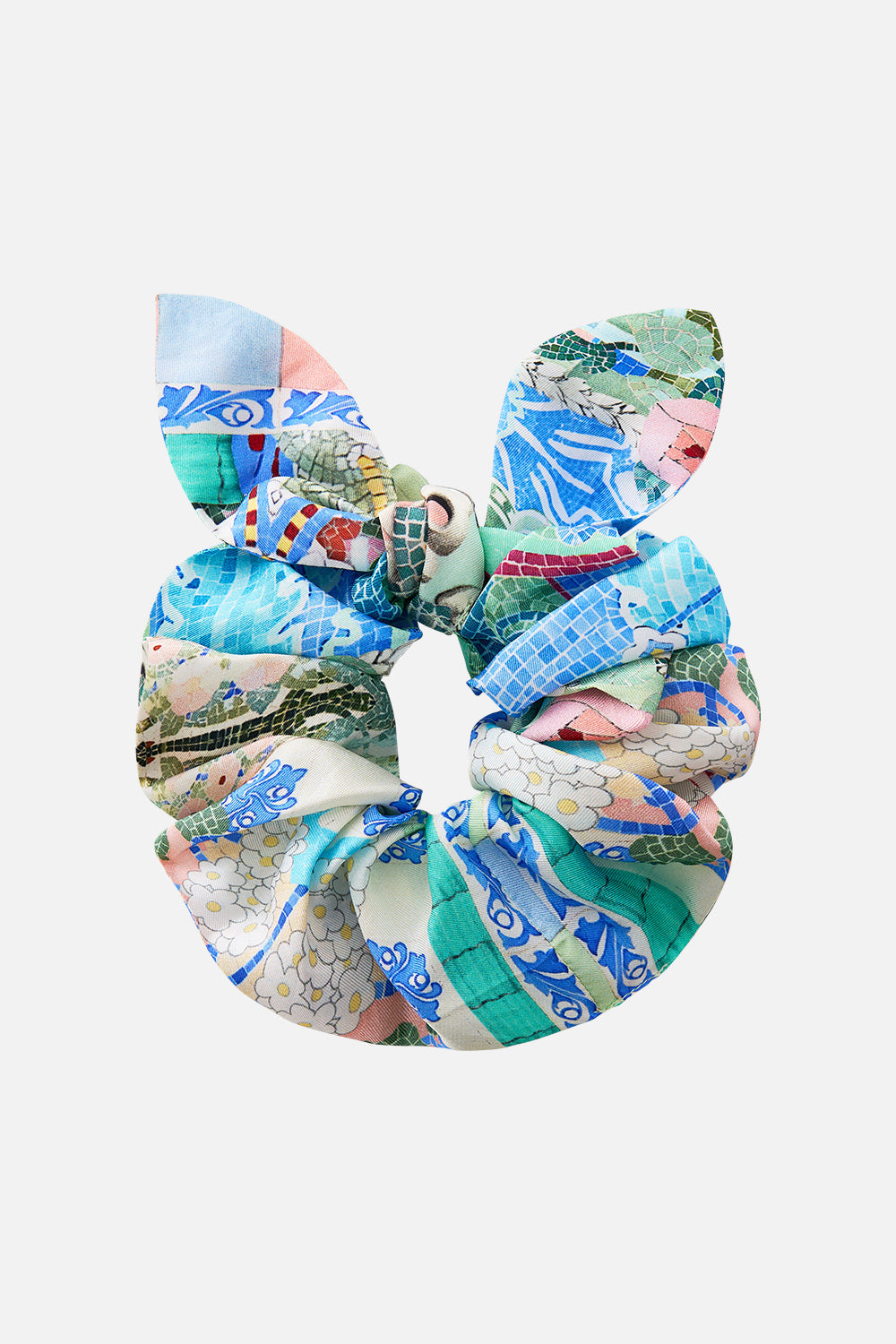 The CAMILLA LONG SARONG W GATHERED BAR TRIM PALACE ZOOLOGY in our PALACE ZOOLOGY print.