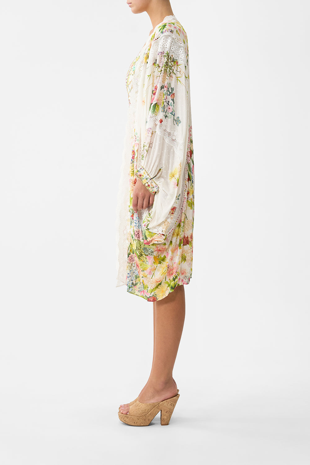 The CAMILLA CORSET WAIST MAXI SKIRT LIFE’S RICH TAPESTRY in our  print.