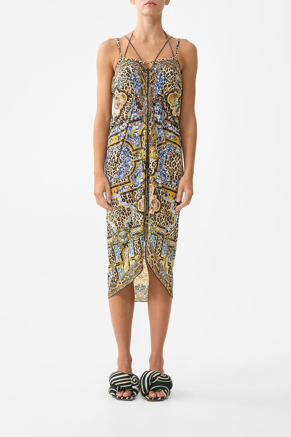 The Sevillian Style Multi Wear Beach Midi Dress With Ring Front | CAMILLA  EU  CAMILLA UK