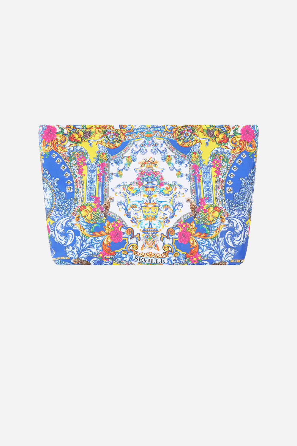 The CAMILLA WIDE LEG WAISTED PANT ART FOR THE EMPRESS in our  print.