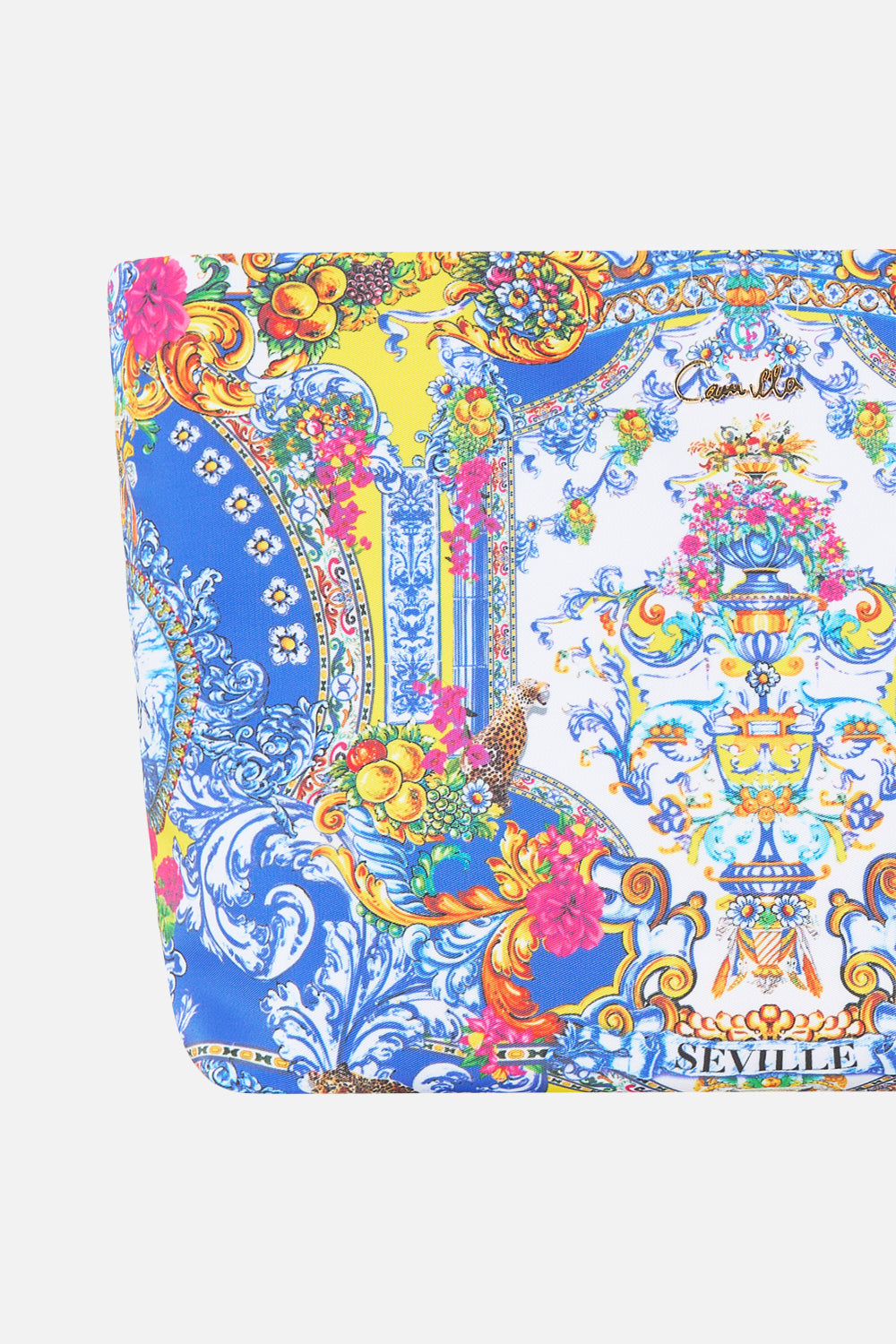The CAMILLA RING SCARF CLUTCH LIFE’S RICH TAPESTRY in our LIFE’S RICH TAPESTRY print.