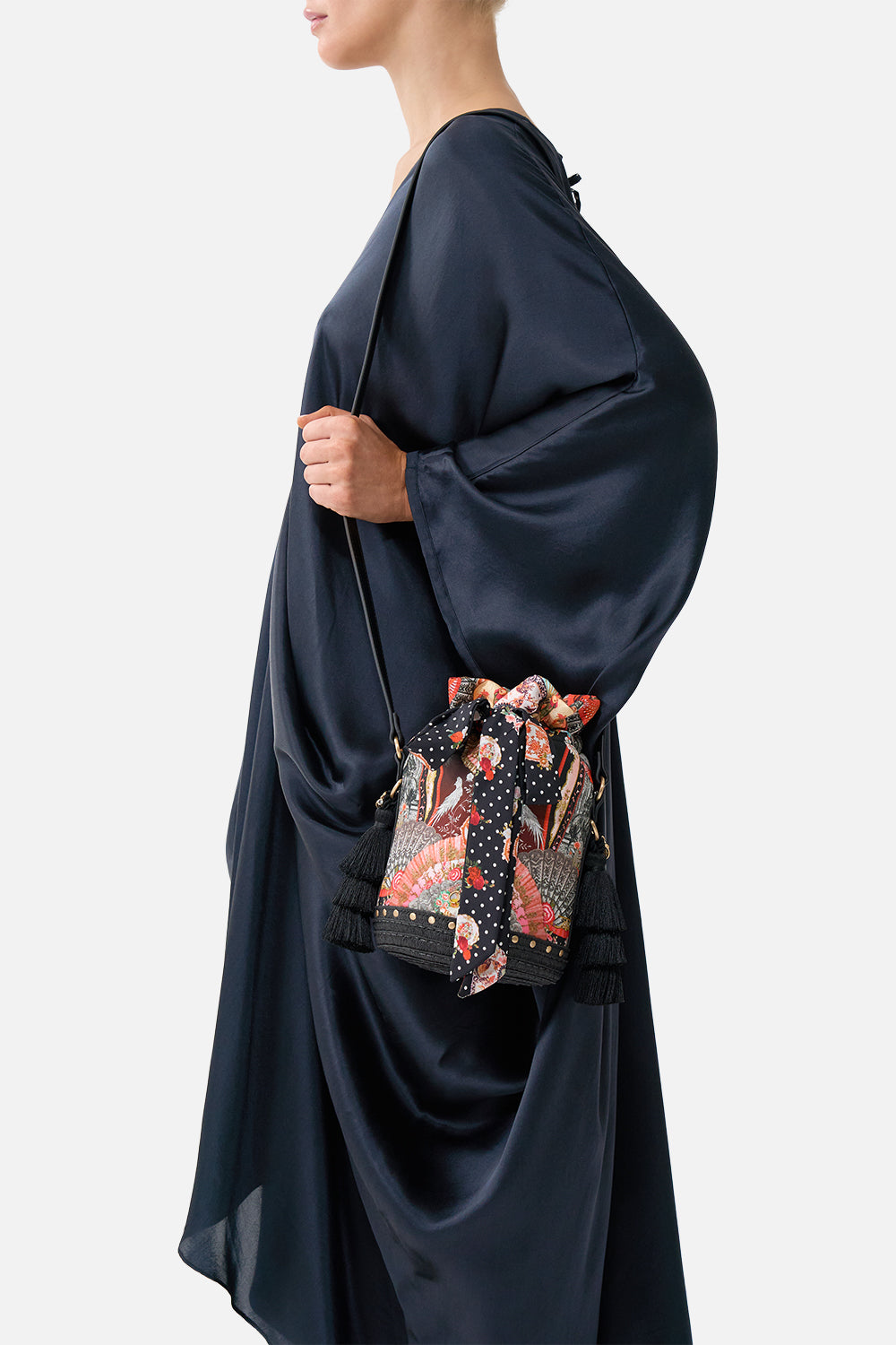 The CAMILLA DIAMOND NECK THICK STRAP ONE PIECE W RINGS MAGIC OF THE MERCADO in our  print.
