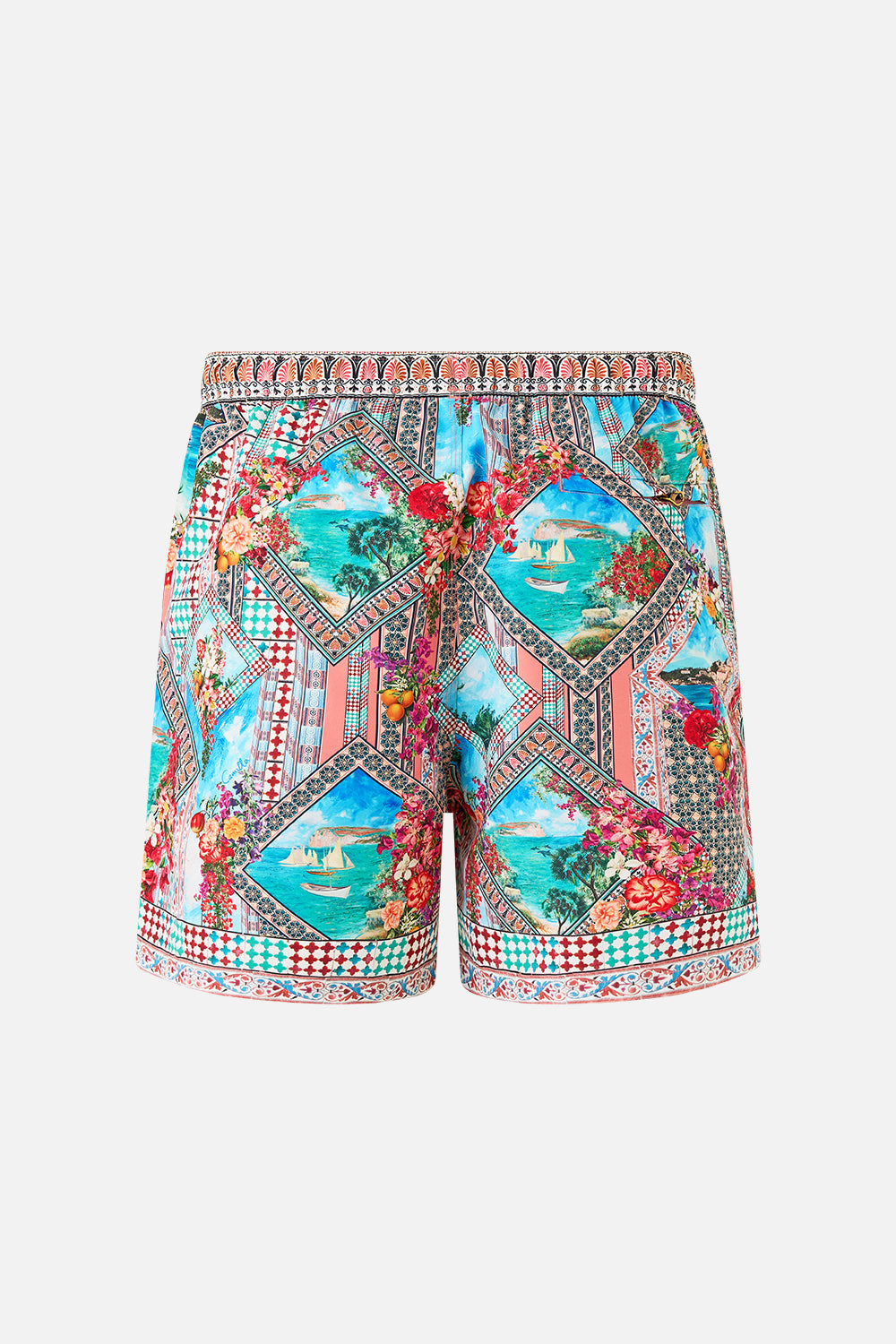 MID LENGTH BOARDSHORT WITH ELASTIC WAIST MEET ME IN MALLORCA