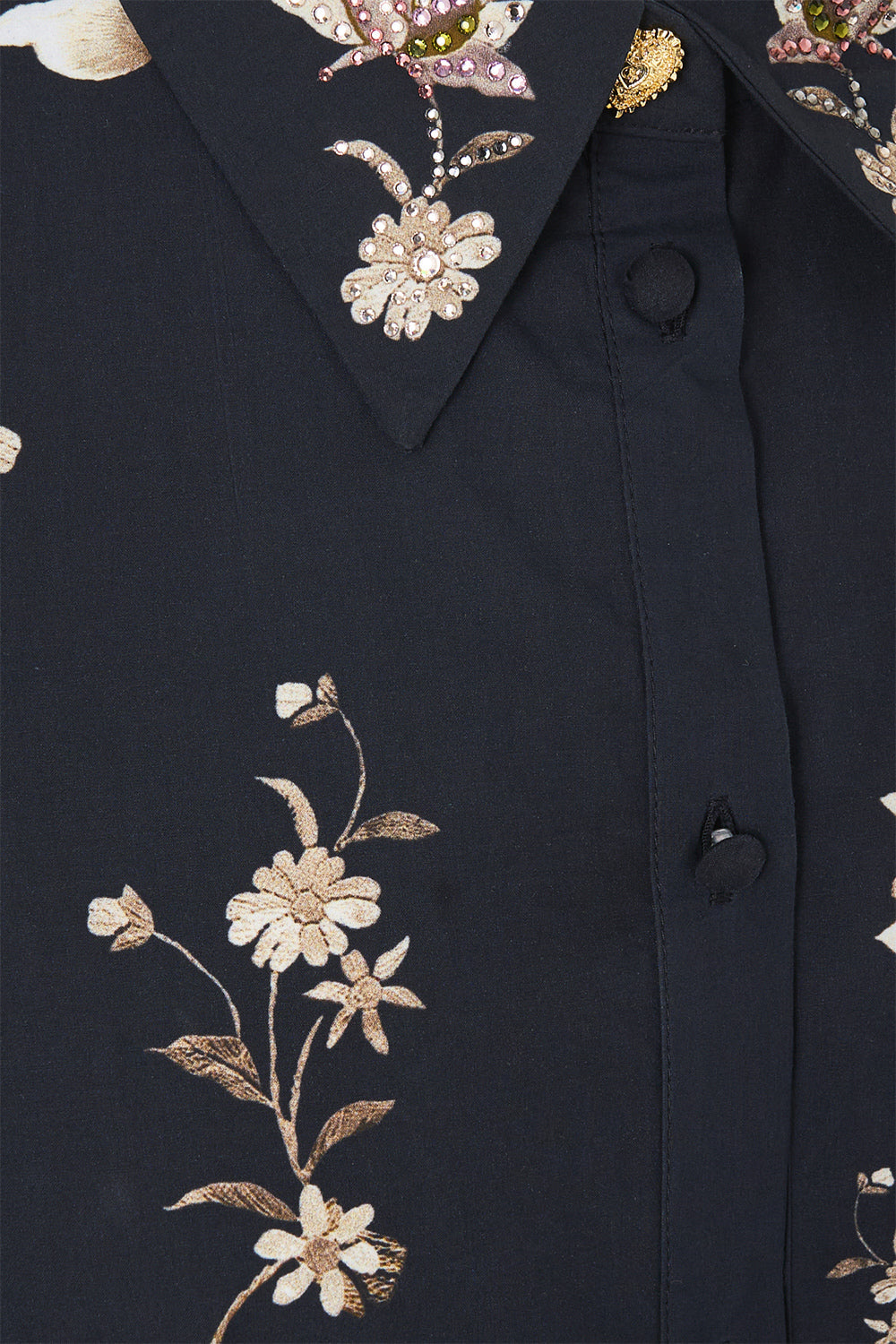 SHORT WAIST TIE SHIRT DRESS FLAMENCO FOLKLORE