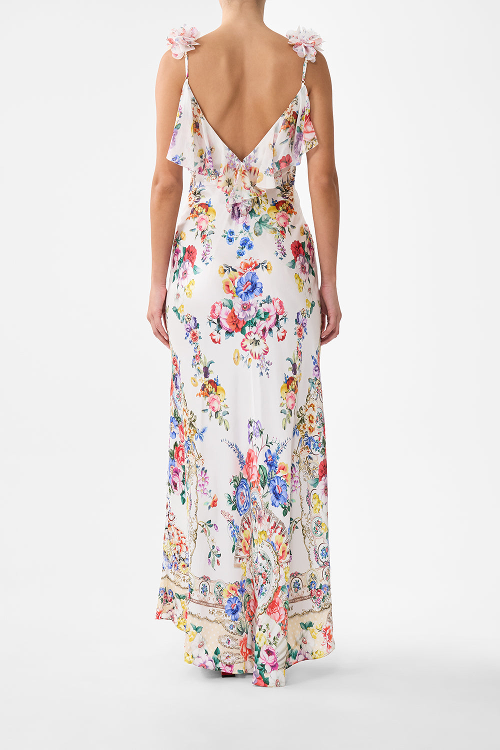 The CAMILLA BALLOON SLEEVE BLOUSE MAGIC OF THE MERCADO in our  print.