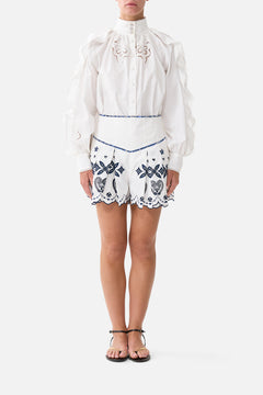 CORSET WAIST SHORT A TILED WONDERLAND