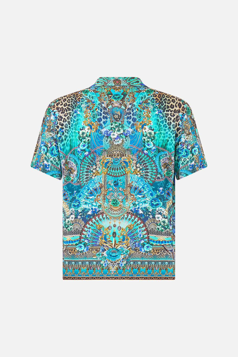 The CAMILLA CROPPED BOMBER JACKET MEET ME AT THE MET in our  print.