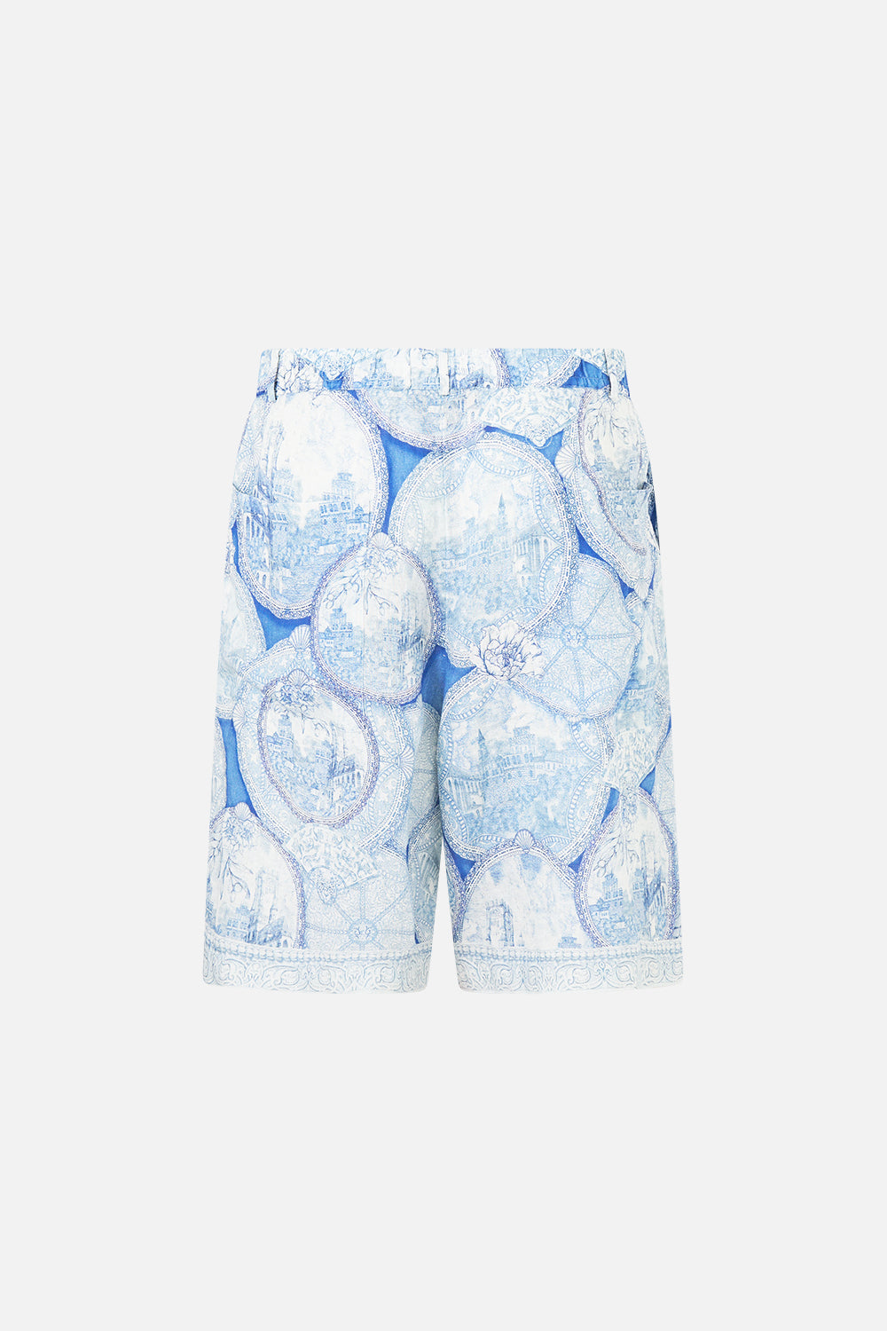 The CAMILLA SCRUNCHIE WITH TIE FLAMENCO EUPHORIA in our  print.