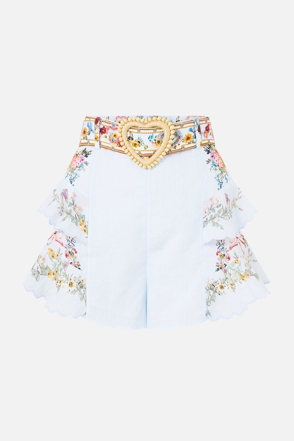 The CAMILLA CROP BLOUSON JACKET THE HUM OF THE ALHAMBRA in our  print.