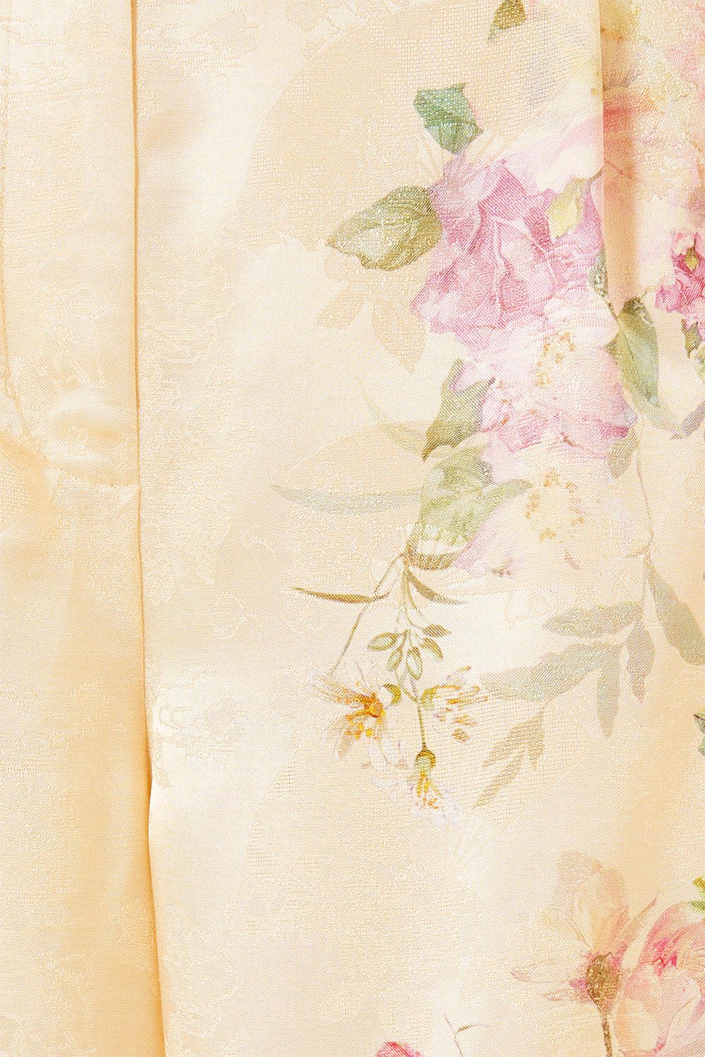 WIDE LEG WAISTED PANT ADORNED IN ARANJUEZ