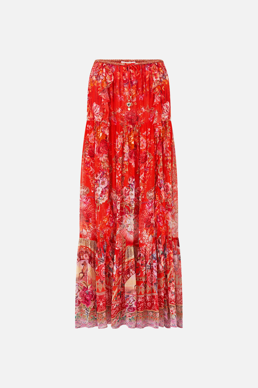 TIERED SKIRT WITH RUFFLE DETAIL OLÉ OLÉ