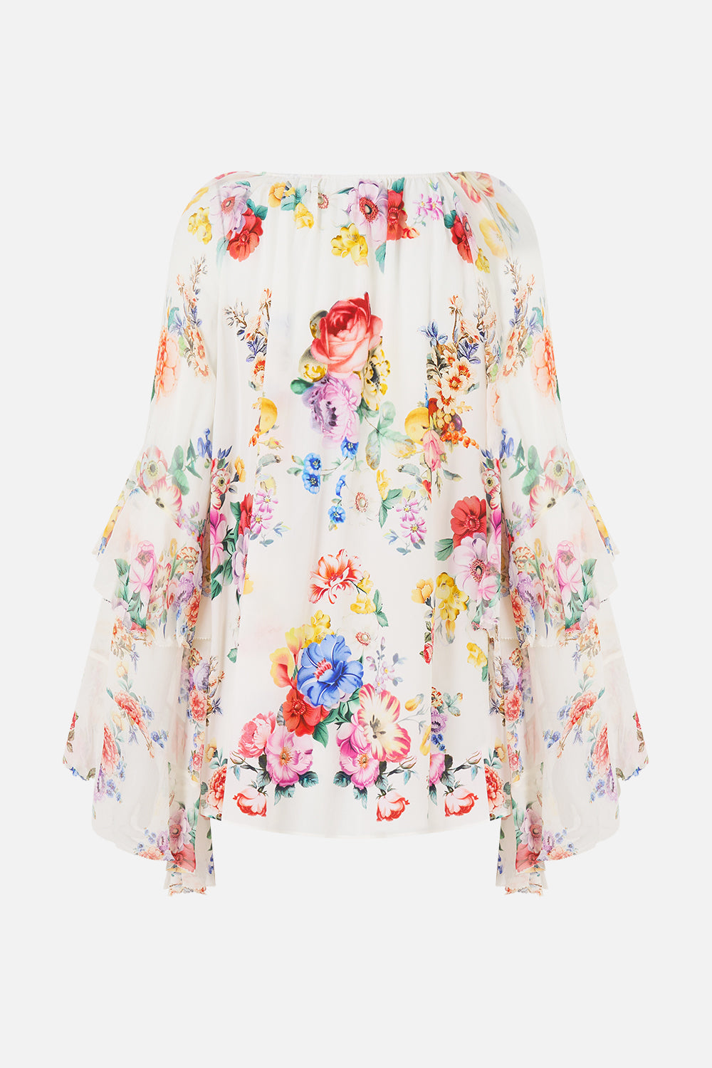 The CAMILLA TUCK FRONT SHORT THE HUM OF THE ALHAMBRA in our  print.