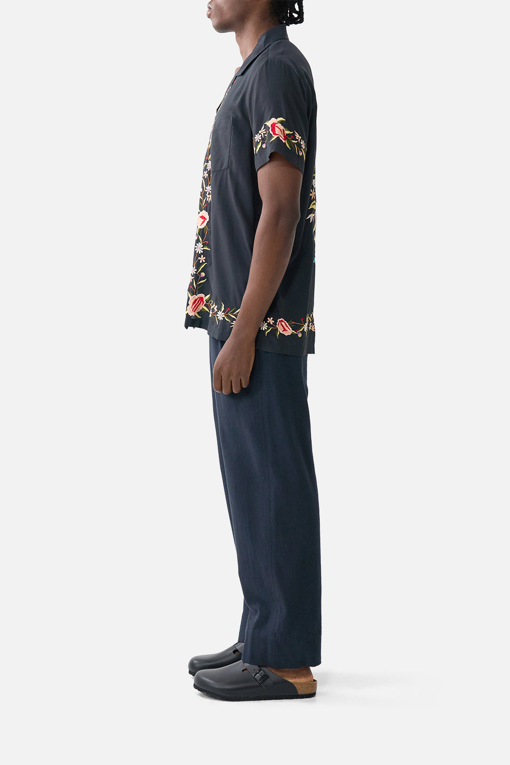The CAMILLA RELAXED HIGH LOW SHIRT DRESS BALEARIC BEBÉ in our  print.