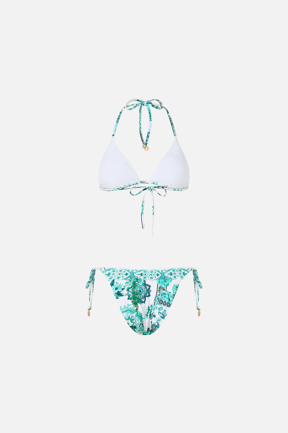 The CAMILLA LARGE SQUARE CUSHION ESPAÑA NIRVANA in our ESPAÑA NIRVANA print.