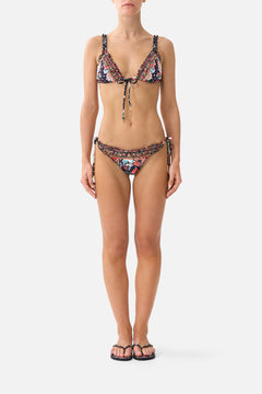 TRI BIKINI TOP WITH RUCHED EDGES DAUGHTERS OF DUENDE