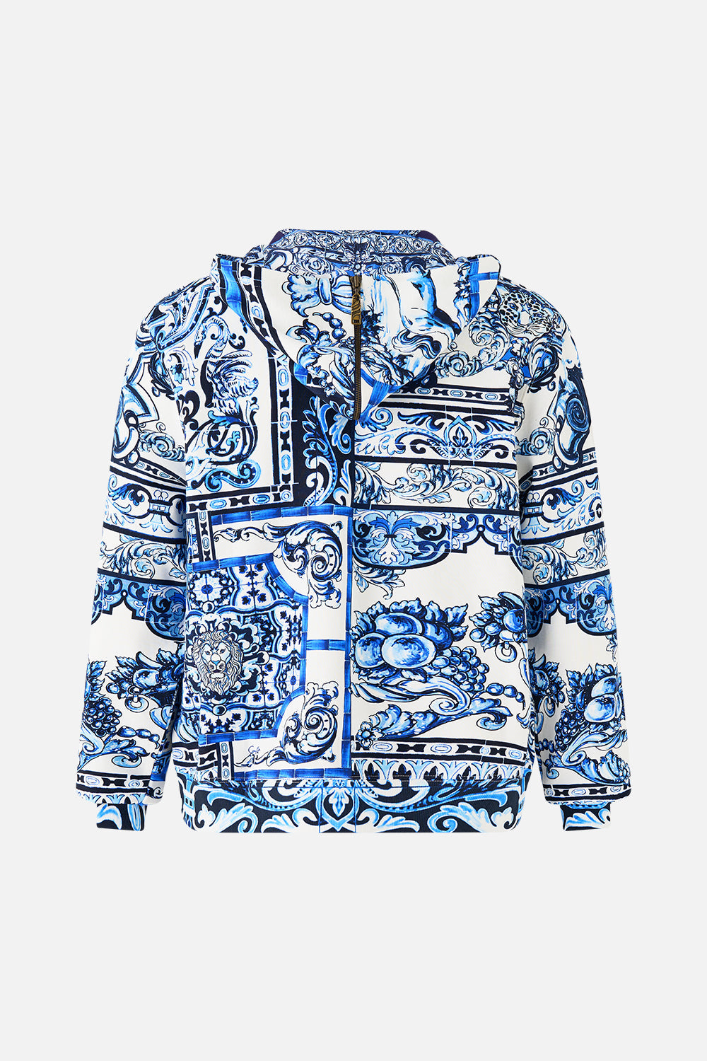 ZIP THROUGH HOODIE A TILED WONDERLAND