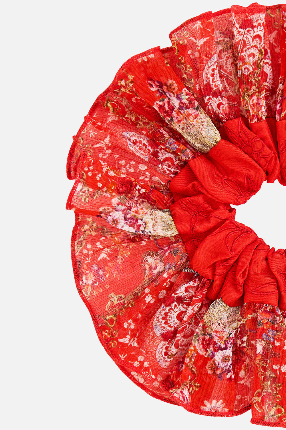 The CAMILLA BIAS SLIP DRESS WITH FRILL HEM A TILED WONDERLAND in our  print.