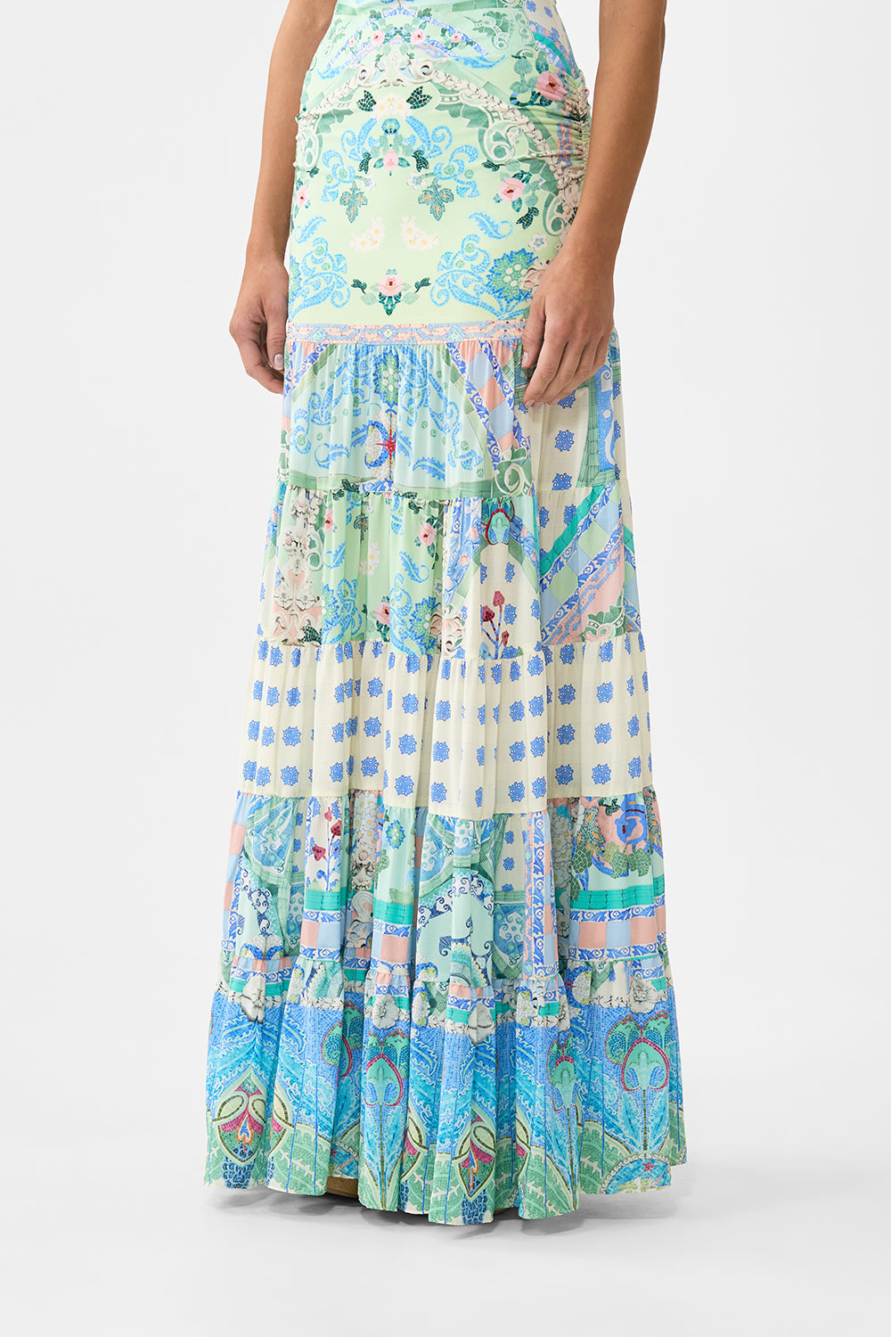 The CAMILLA UNDERWIRE MOULDED CUP ONE PIECE MAGIC OF THE MERCADO in our  print.