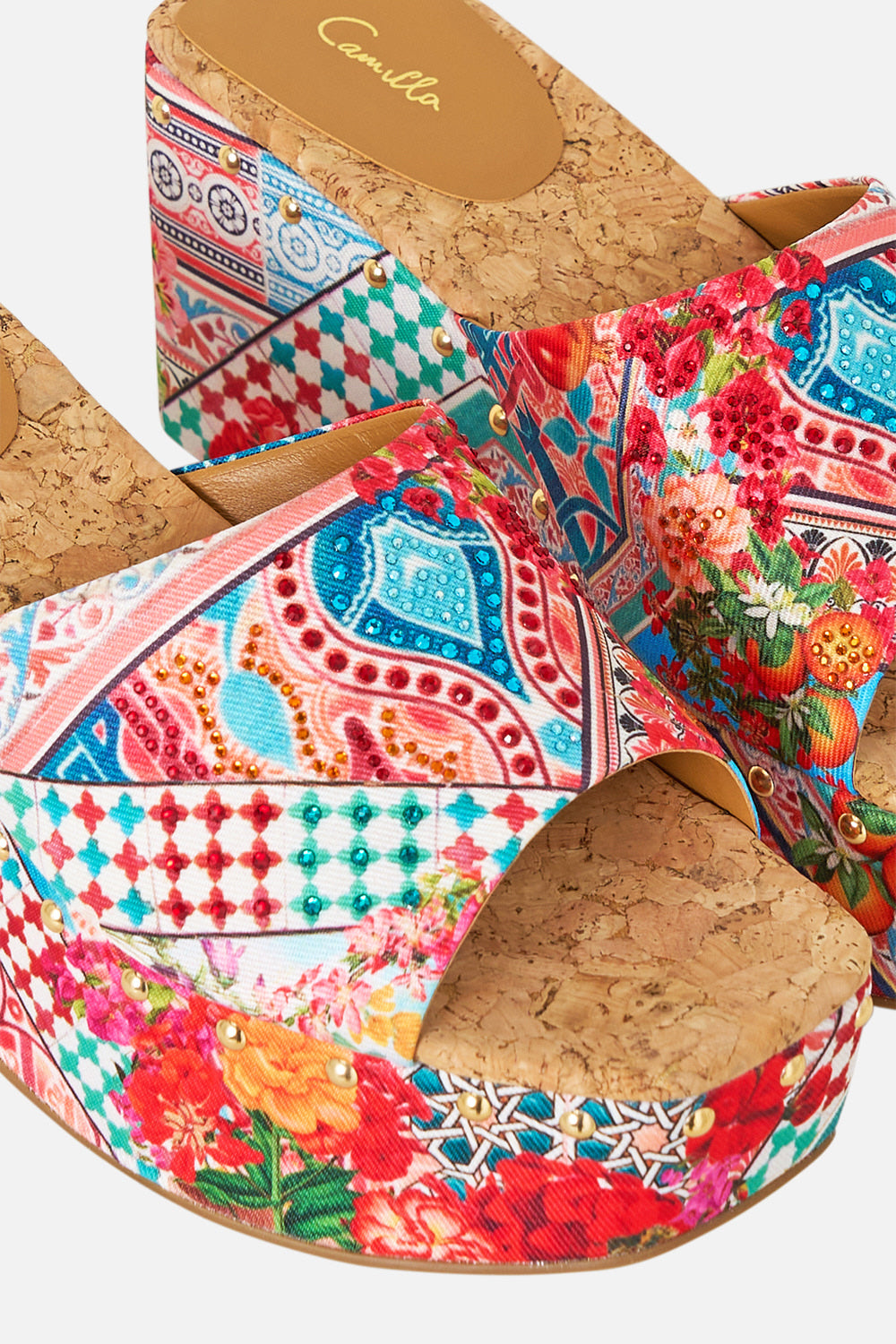 The CAMILLA LOUNGE PANT BALEARIC BEBÉ in our  print.