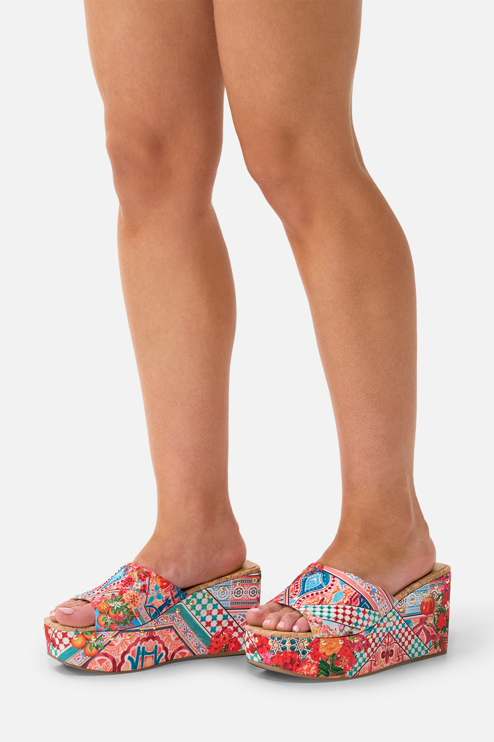The CAMILLA LOUNGE PANT BALEARIC BEBÉ in our  print.