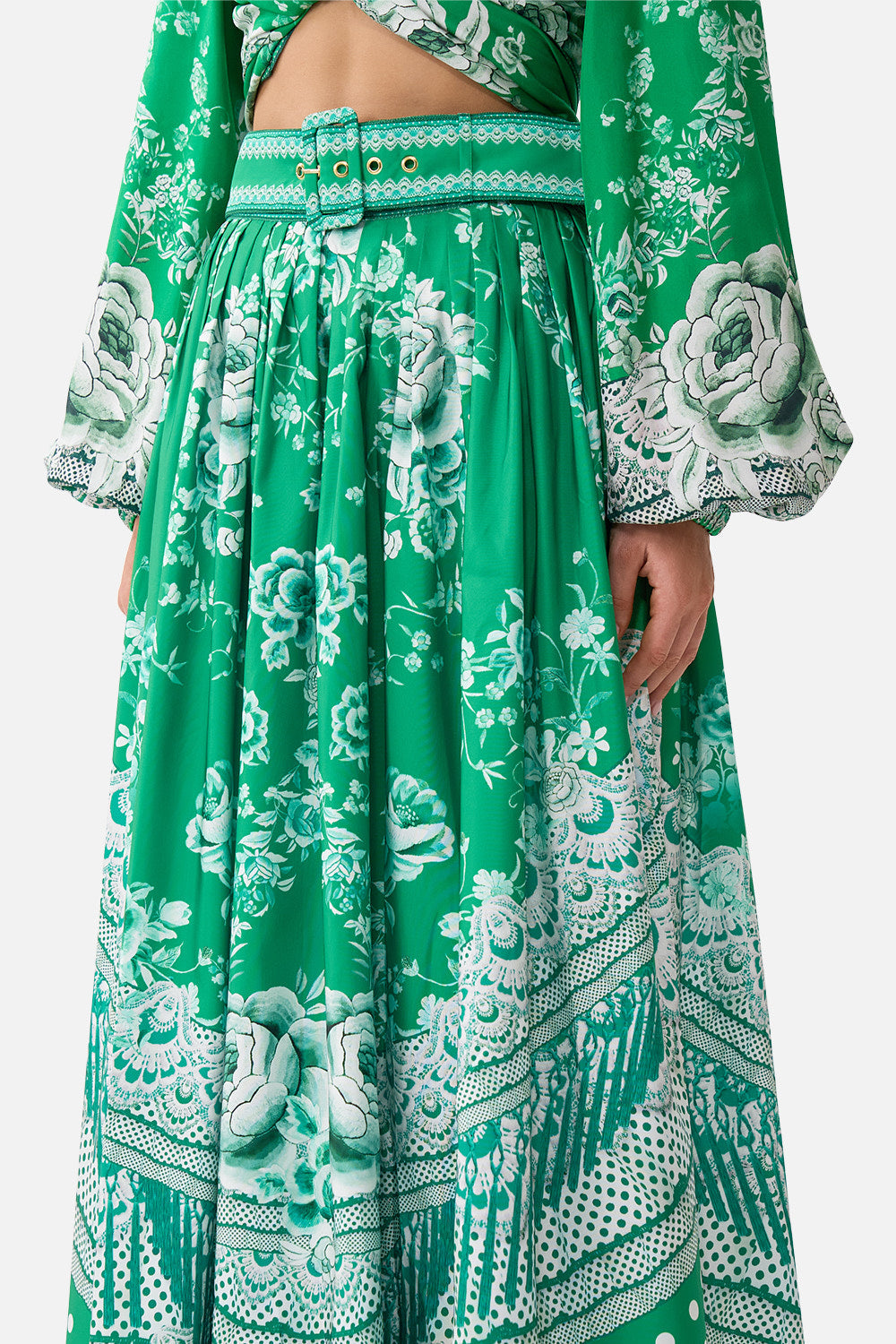 The CAMILLA RELAXED PLACKET DETAIL SHIRT FLAMENCO FOLKLORE in our  print.