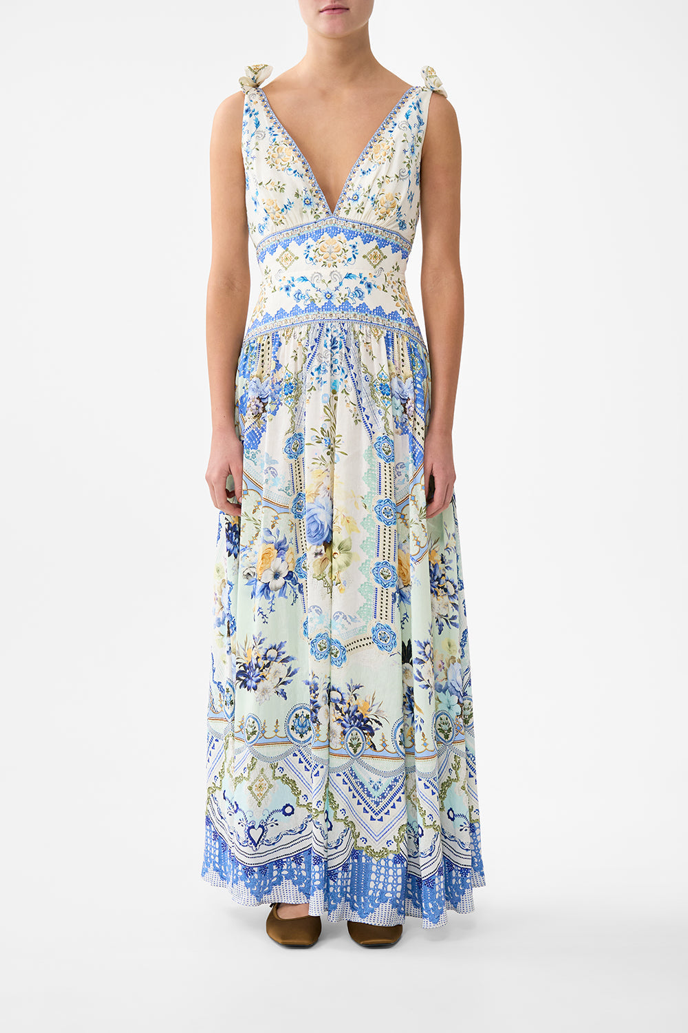 TIE SHOULDER DRESS MY HOMESPUN HEART