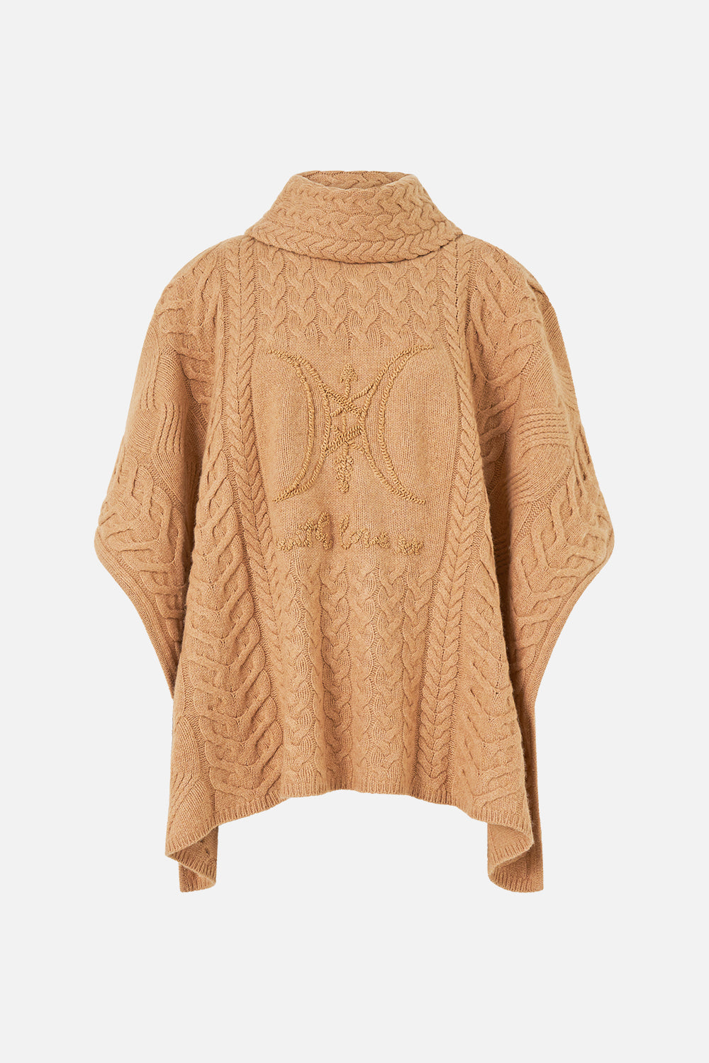 The CAMILLA COLLARED SHIRT WITH SIDE BUTTONS NAVÀS NOUVEAU in our  print.
