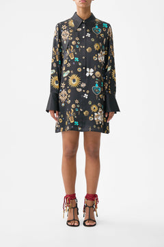 MINI SHIRT DRESS AMULETS AND ALCHEMY