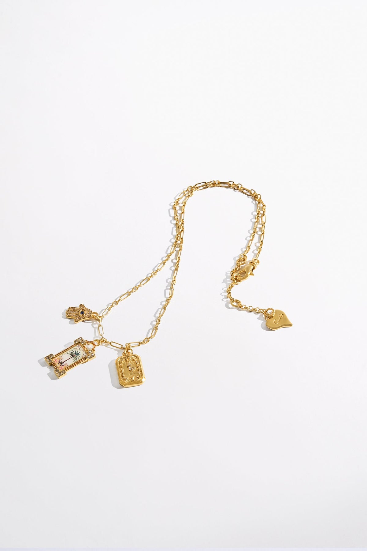 SULTANS, SCRIBES & SHAMANS PENDANT NECKLACE GOLD