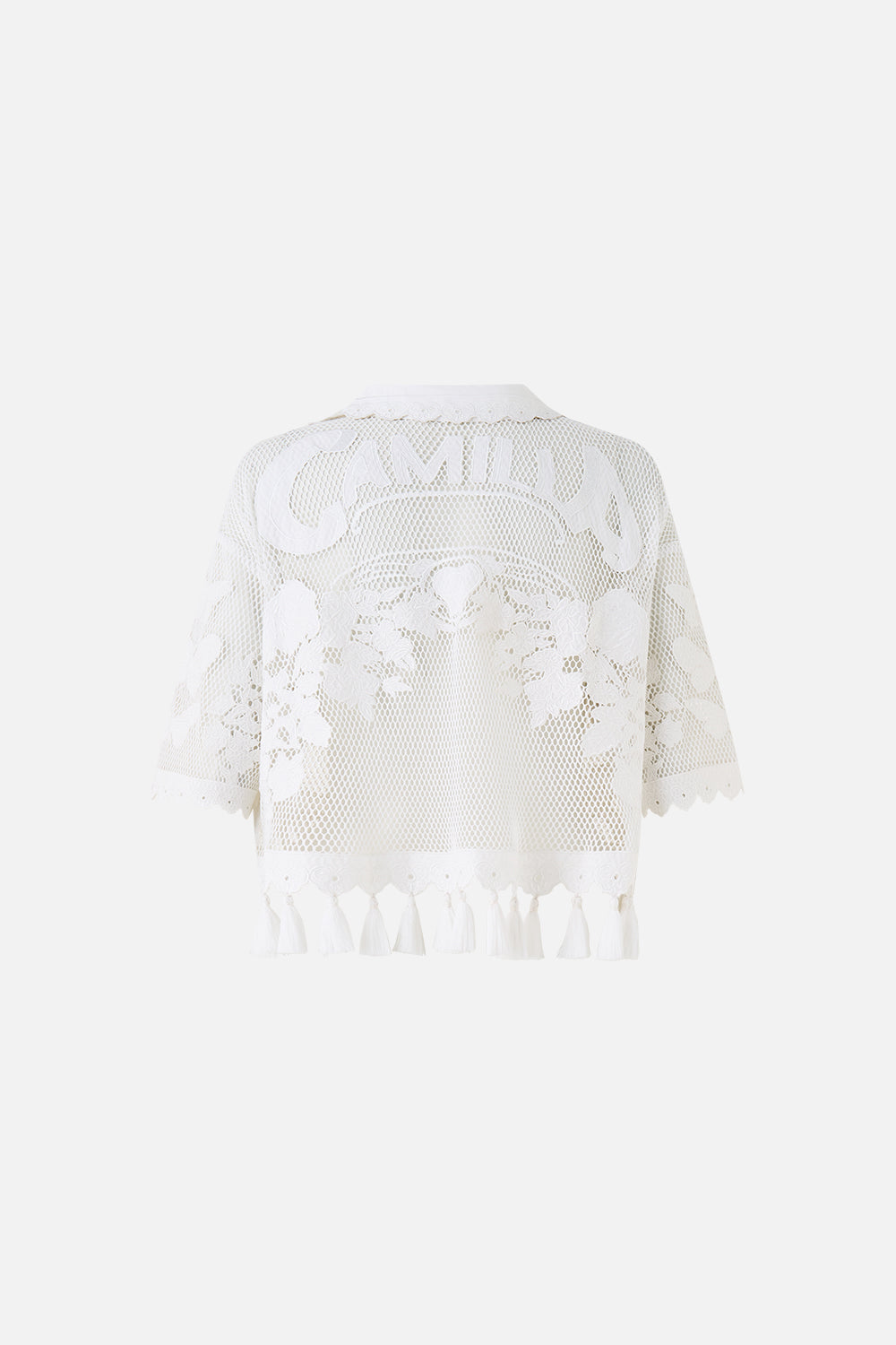 The CAMILLA SMALL CANVAS CLUTCH THE POTTERY PARLOUR in our  print.
