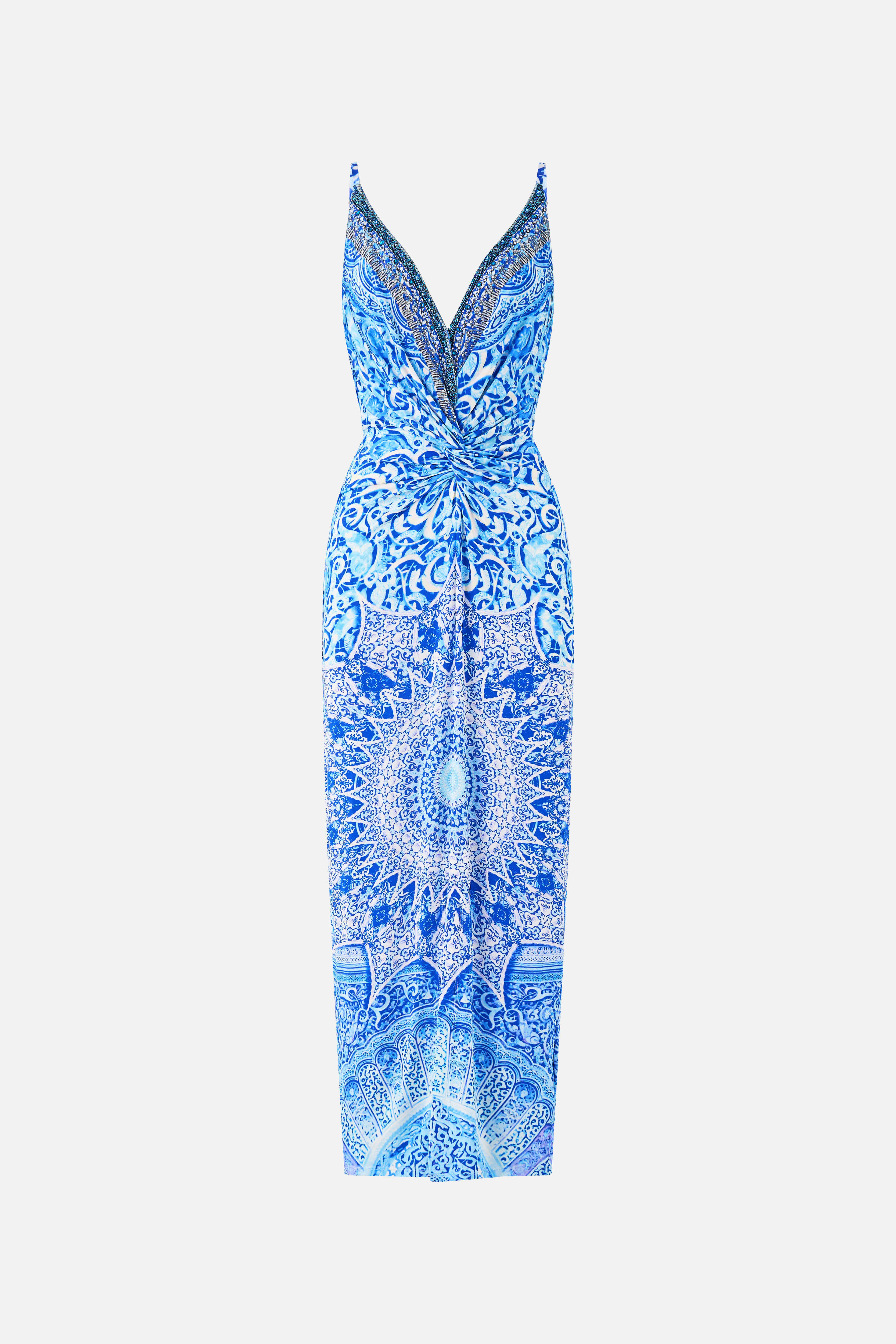 The CAMILLA LONG GATHERED PANEL DRESS THE ARCHITECTS OF ALCÁZAR in our THE ARCHITECTS OF ALCÁZAR print.