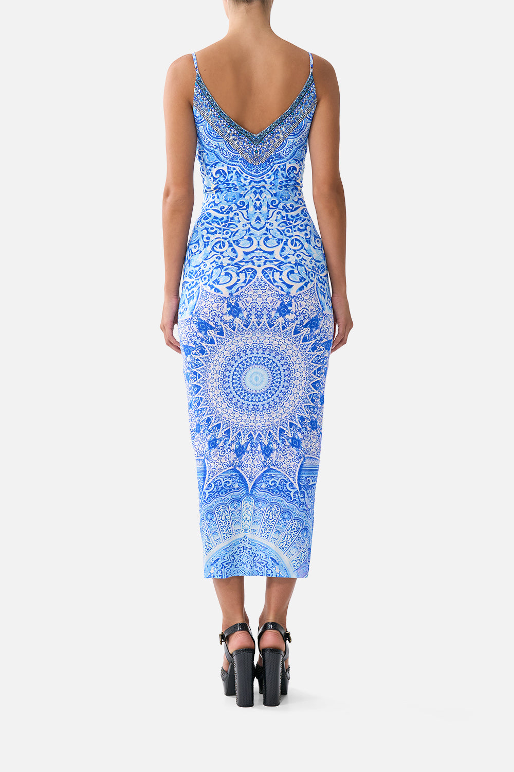 The CAMILLA BABIES FLARED DRESS WITH FRILL SHOULDER FLAMENCO ROSE in our  print.