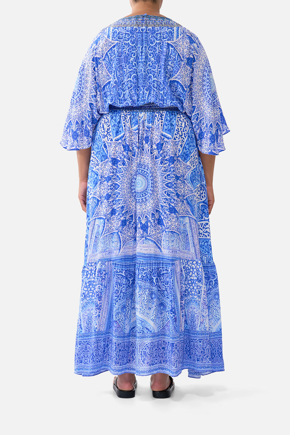 The CAMILLA DOUBLE BREASTED SUIT JACKET AMULETS AND ALCHEMY in our  print.