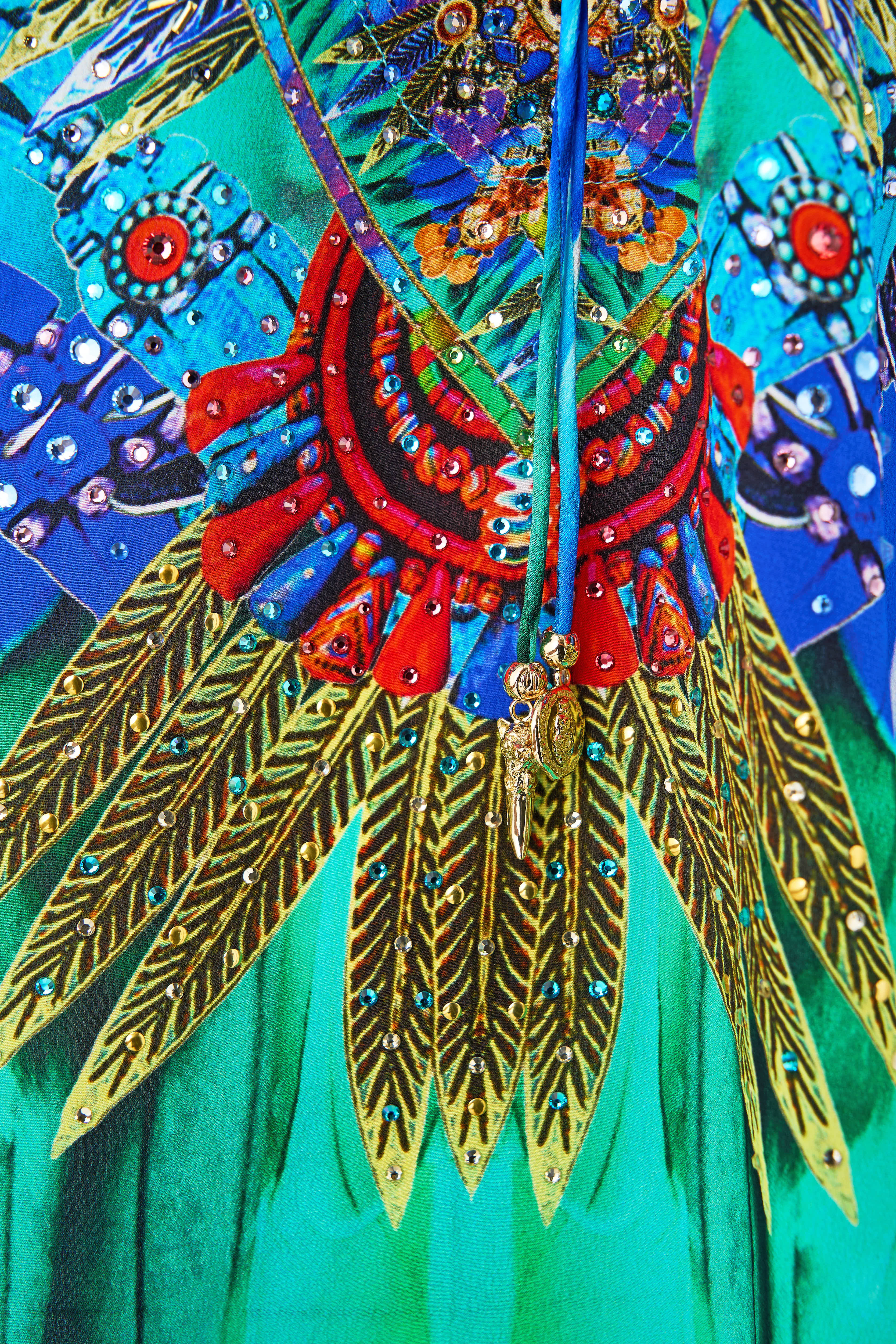 The CAMILLA COIN AND PHONE PURSE LADY LIMONADA in our  print.