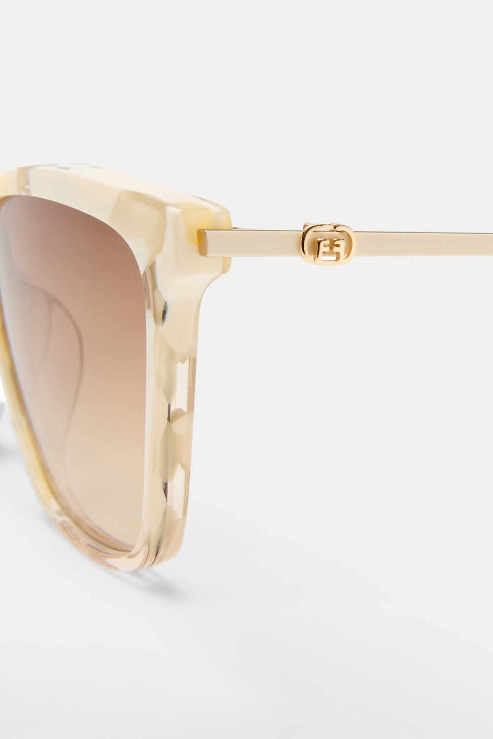 DEEP SEA DIVE SUNGLASSES IVORY MARBLE / LINEN