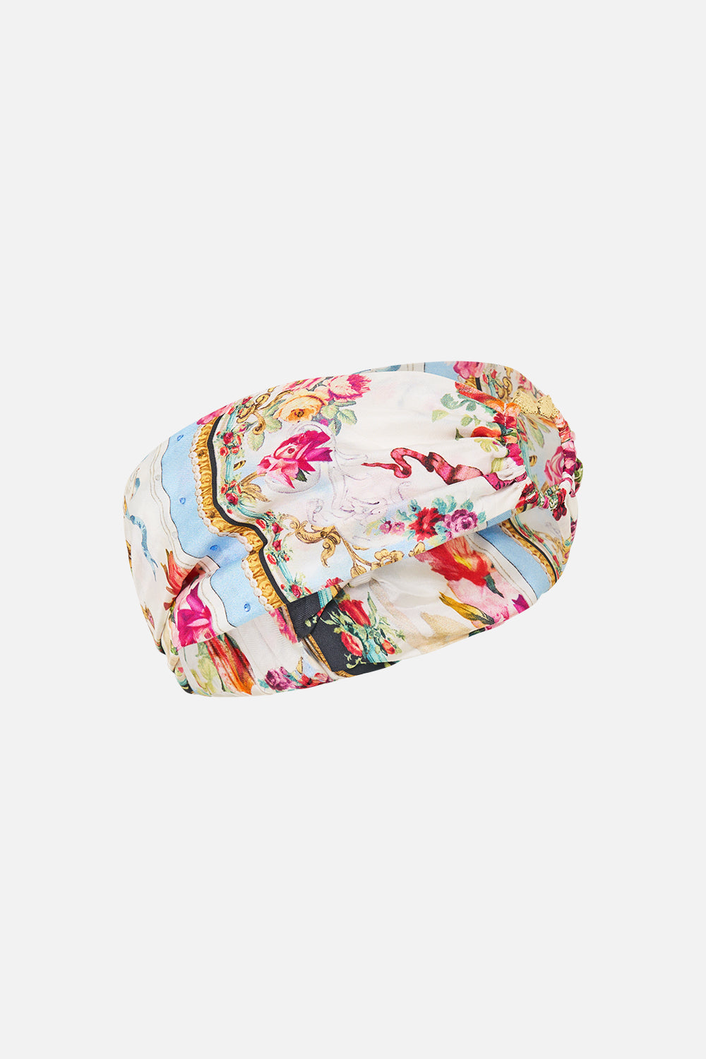 The CAMILLA STRAPPY DRESS WITH TWIST FRONT MUSEUM MEMOIRS in our  print.
