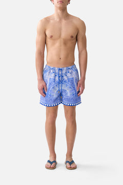 MID LENGTH BOARDSHORT WITH ELASTIC WAIST THE BOSPHOROUS