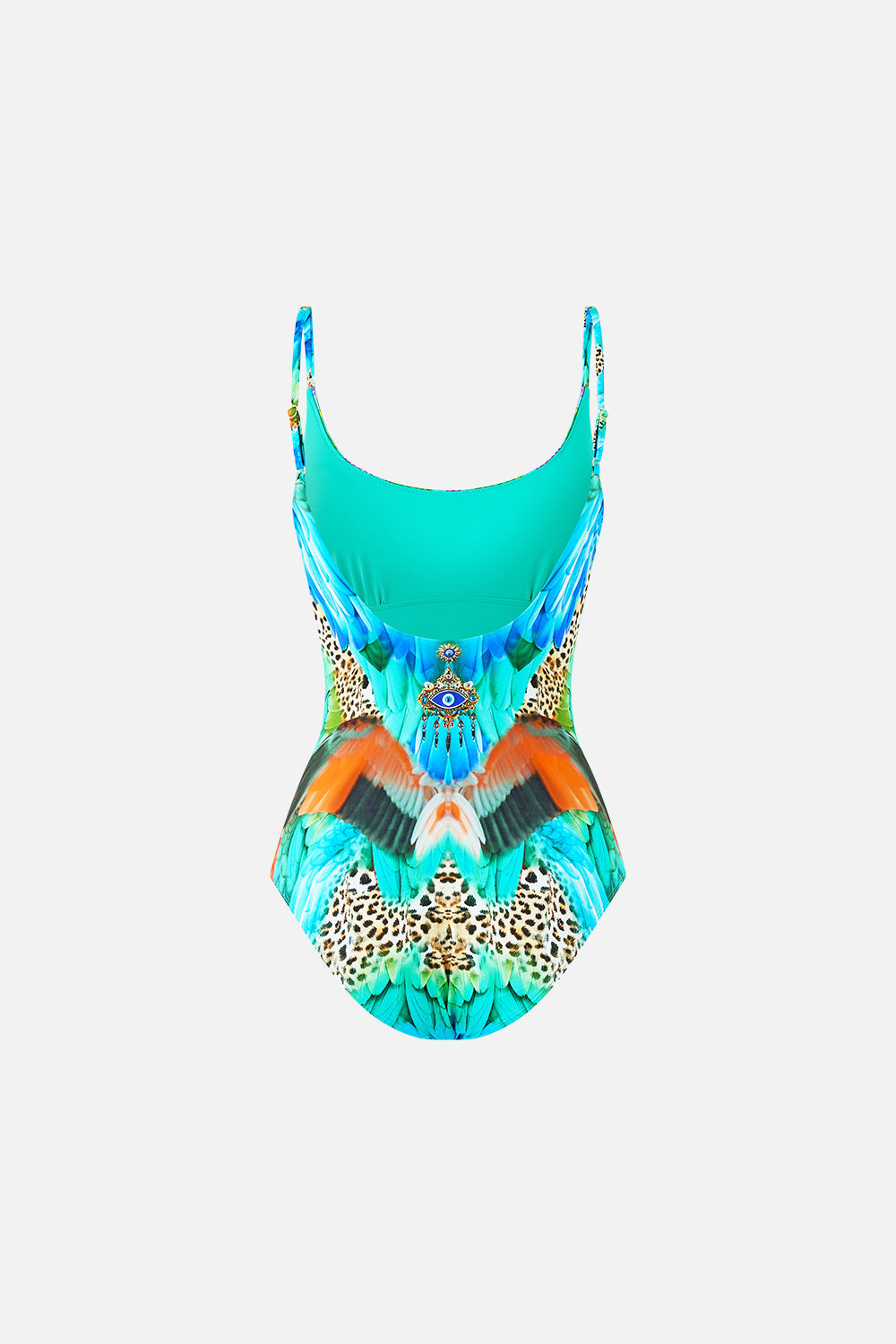 The CAMILLA LACE UP FRONT BLOUSON SLEEVE BLOUSE SEVILLIAN STYLE in our  print.