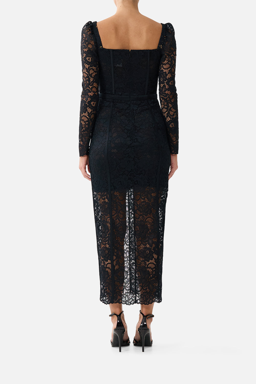 The CAMILLA LEATHER COAT WITH TUCKED SLEEVES CALL ME A CARRIAGE in our CALL ME A CARRIAGE print.
