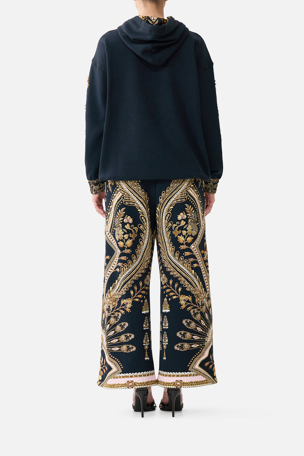 The CAMILLA JENNA HIGH WAISTED FLARE DENIM in our  print.